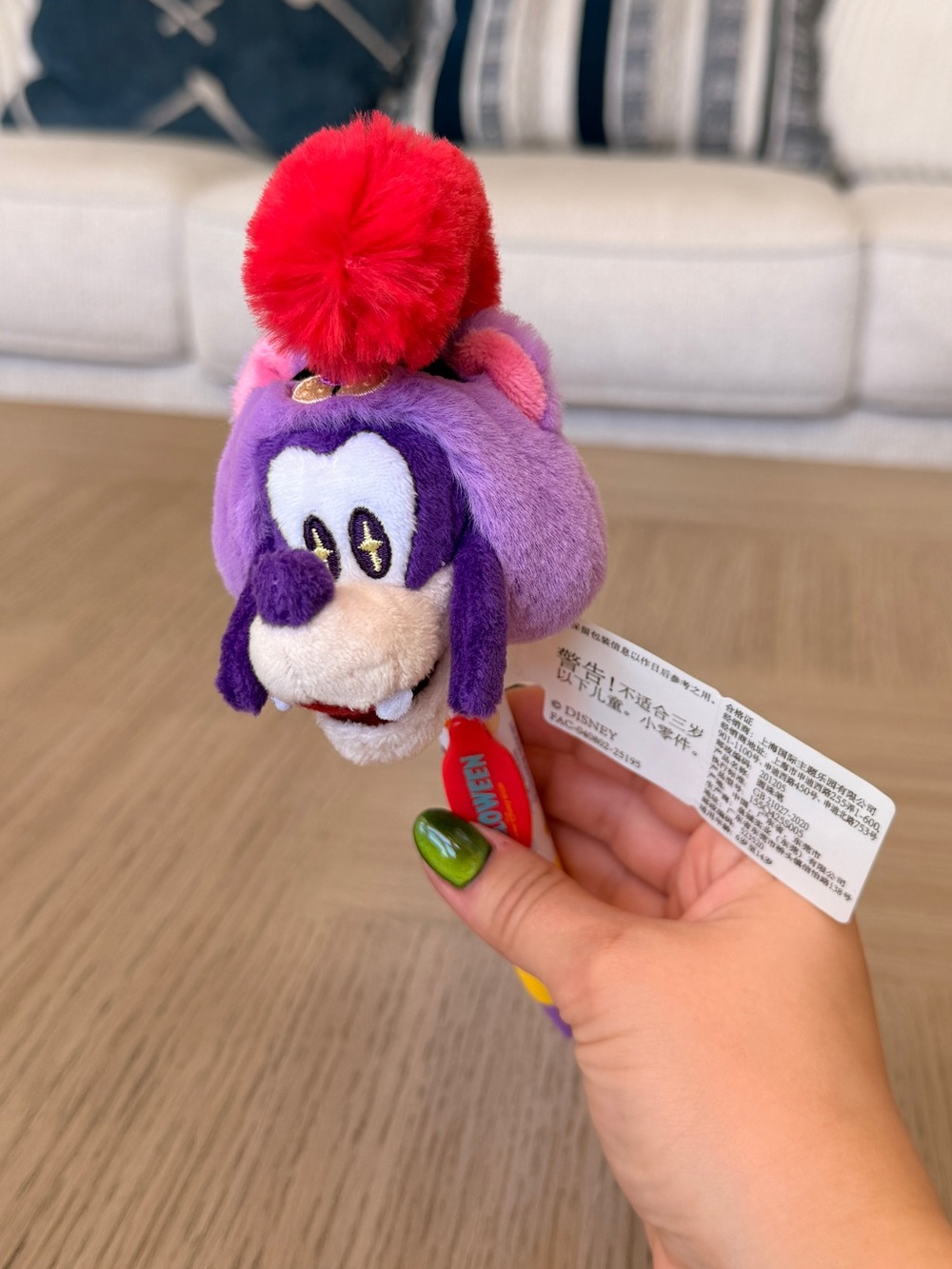 Shanghai Disneyland Halloween Disney 2025 plush Goofy Ballpoint Pen In HAND NWT